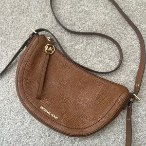 Michael Kors Tan Leather Shoulder Bag